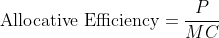 Allocative Efficiency
